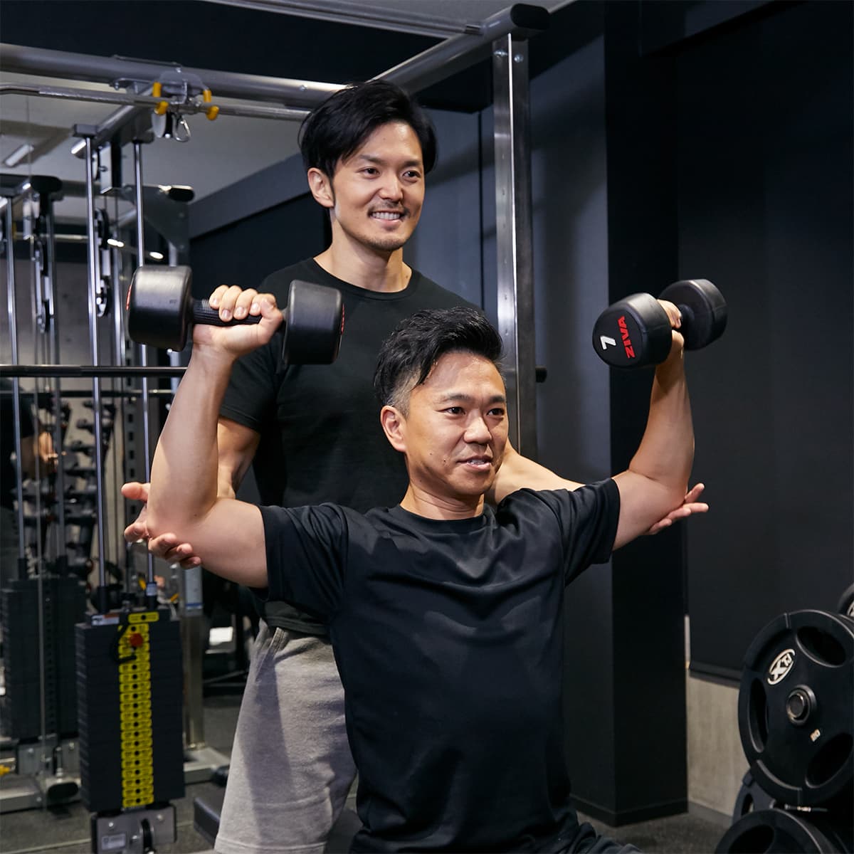 トレーナーによる指導風景