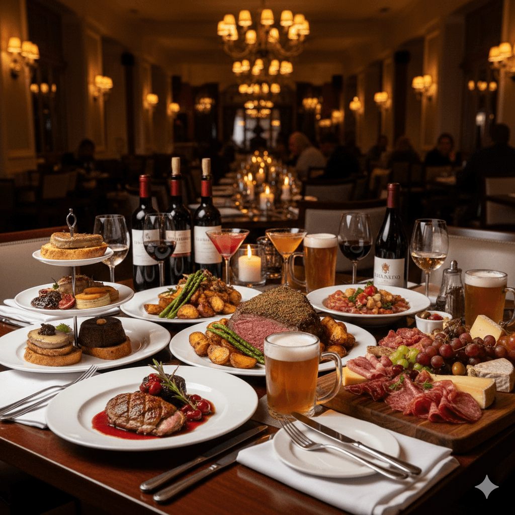 会食料理とアルコール