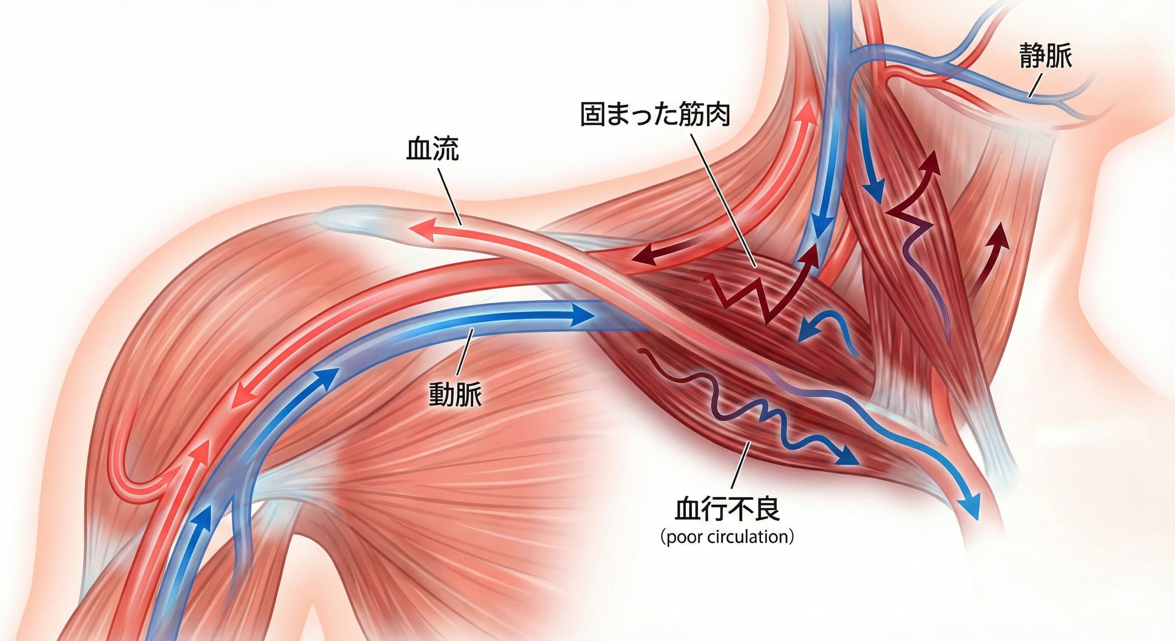 血行のイメージ