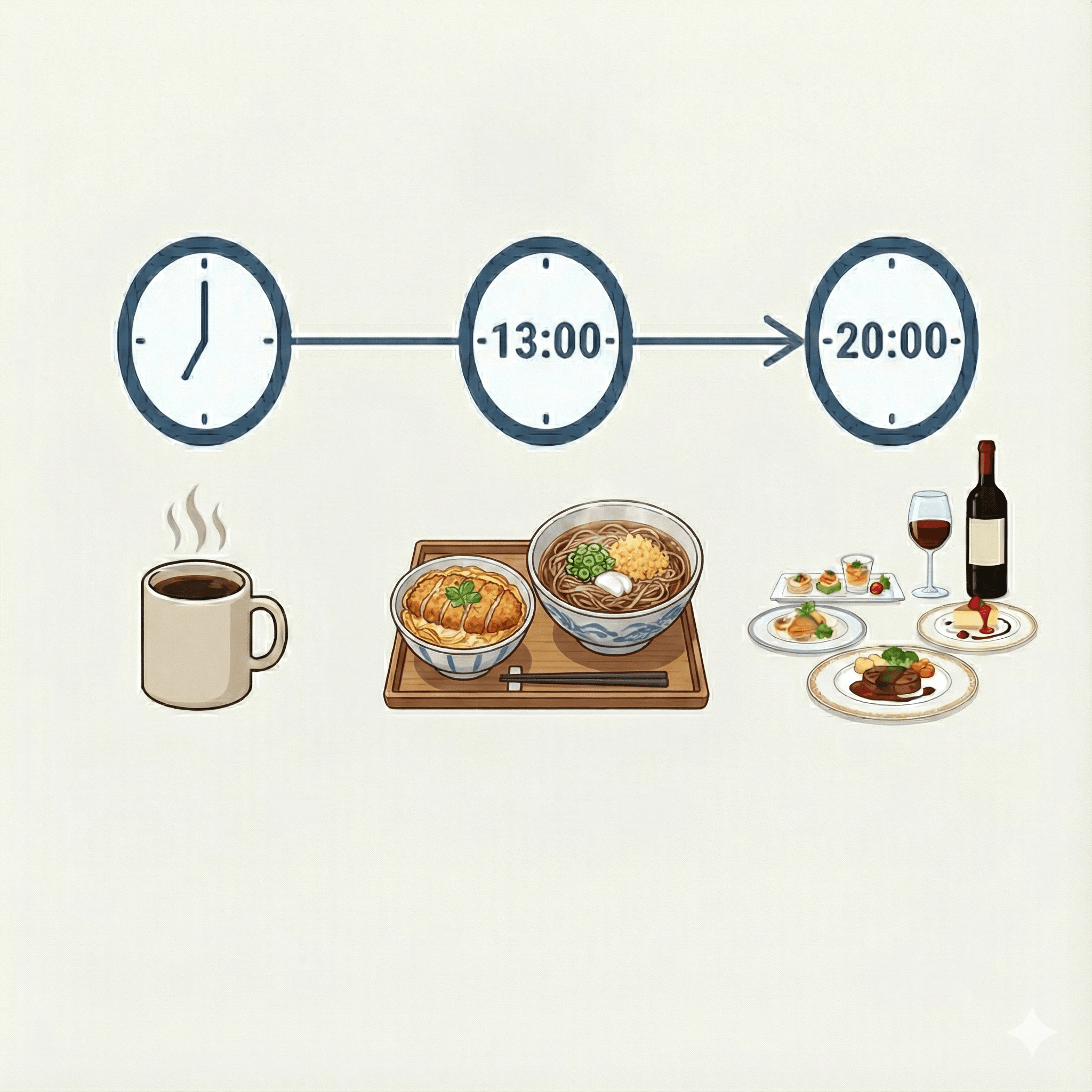 食事のタイミングイメージ