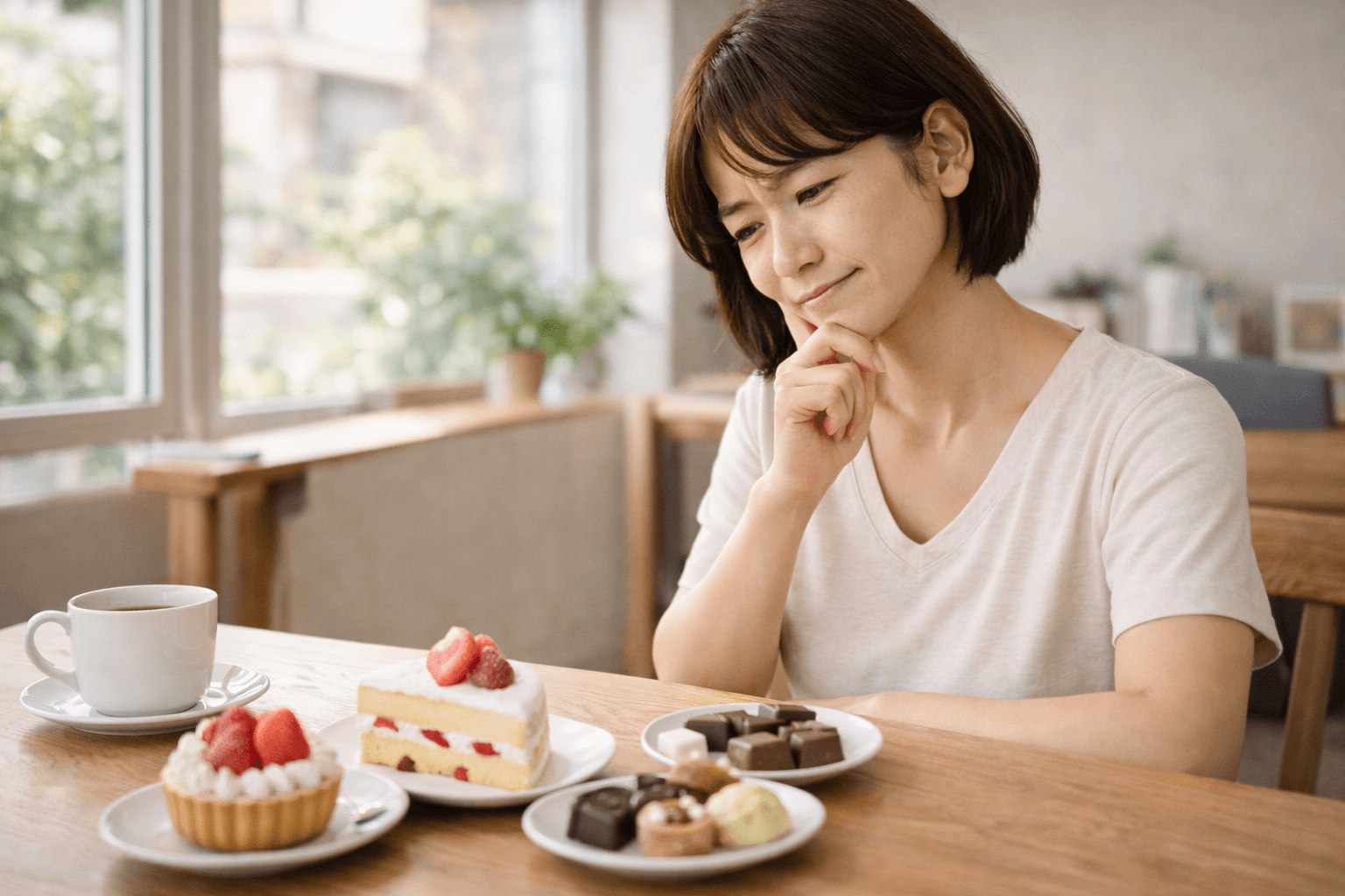 甘いものがやめられないのはなぜ？4つの原因と今日からできる解決法