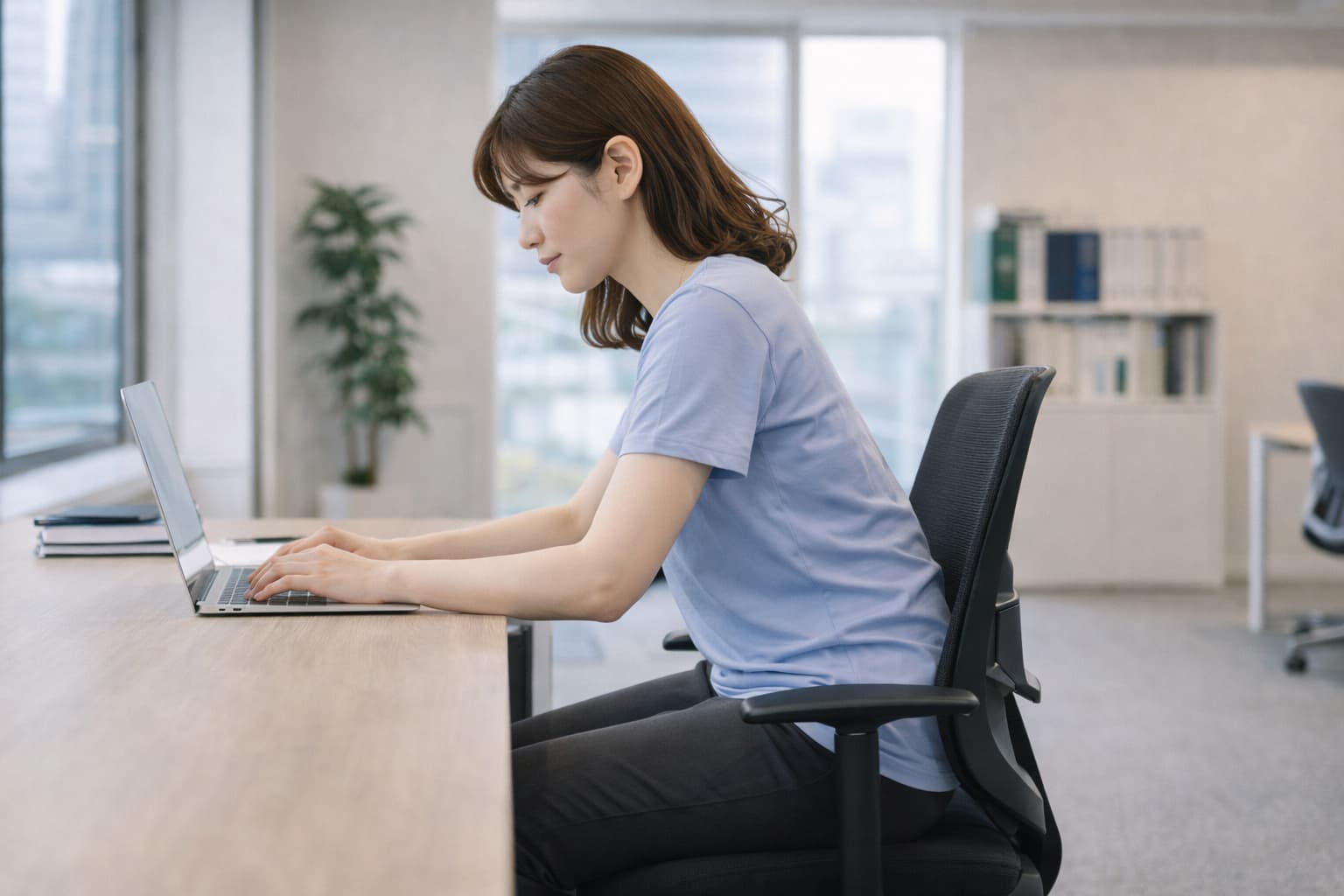 腸腰筋の硬さと骨盤の傾き