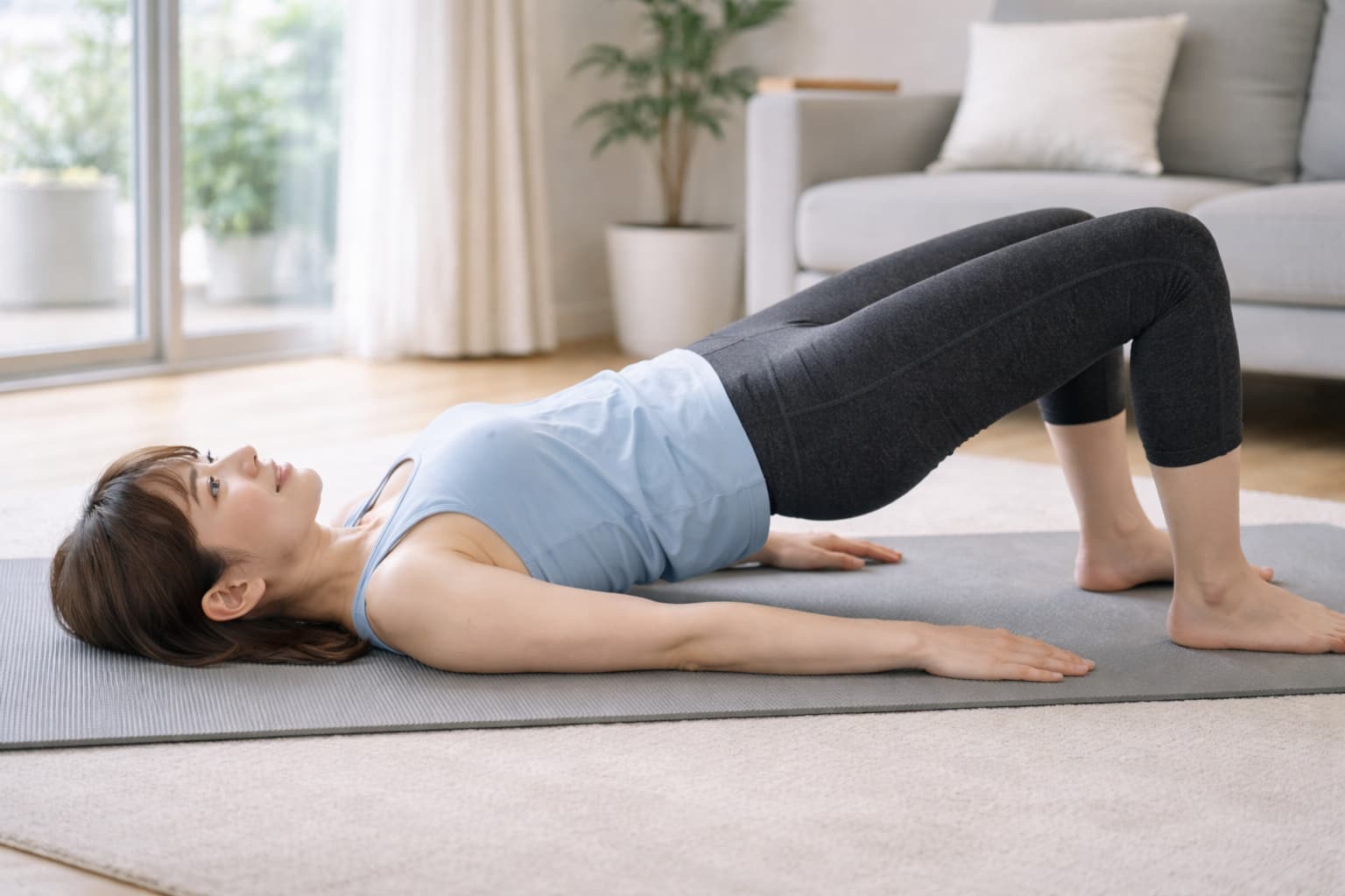 お尻の筋力低下のイメージ