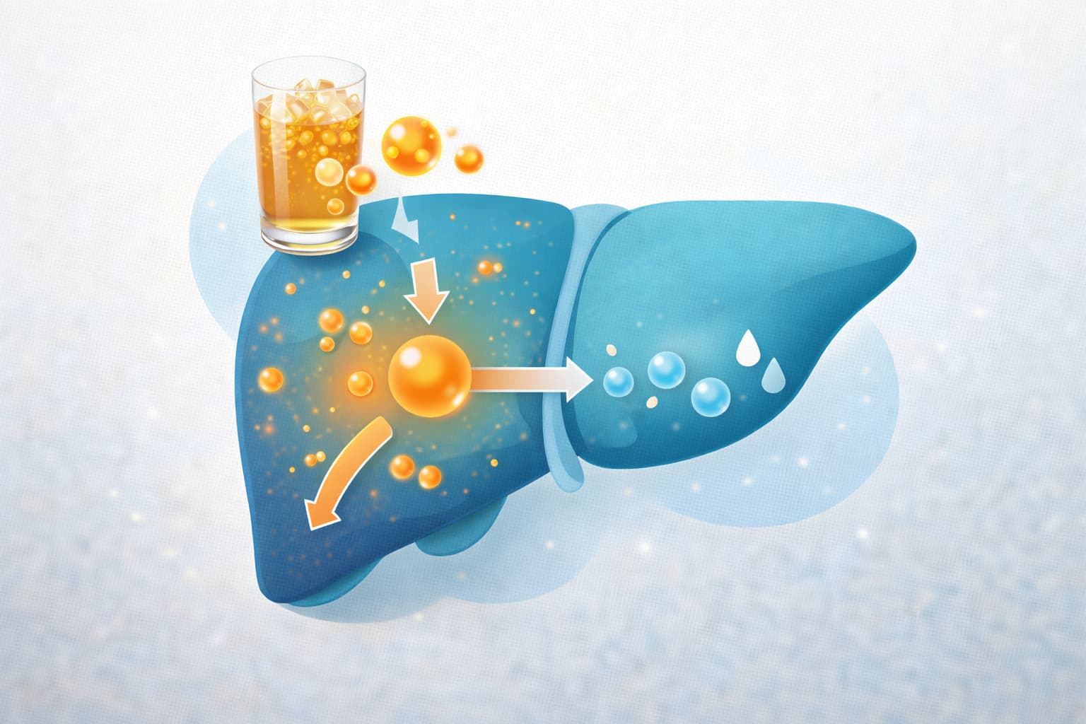 肝臓の代謝イメージ