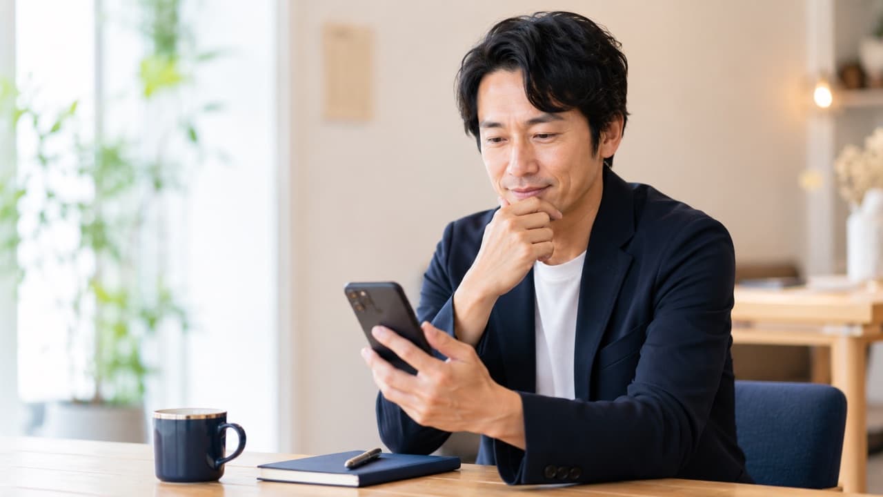 ジム選びで迷う30代40代ビジネスパーソンのイメージ
