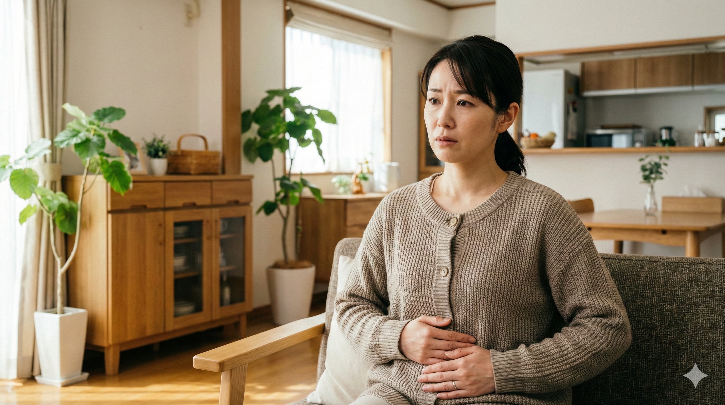 腸の健康とダイエットに悩む女性