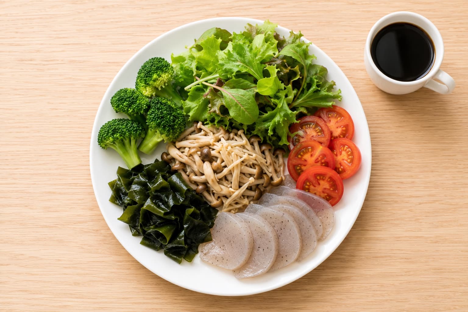 低脂質な野菜・きのこ・海藻