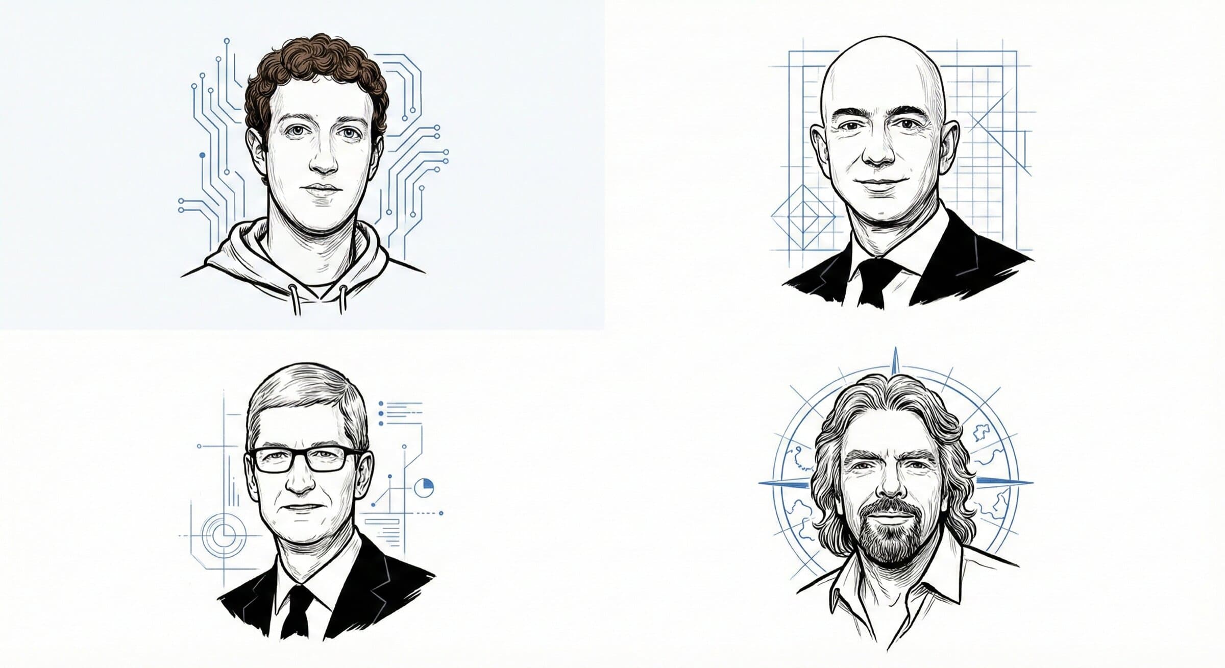 早朝にトレーニングするビジネスエグゼクティブ