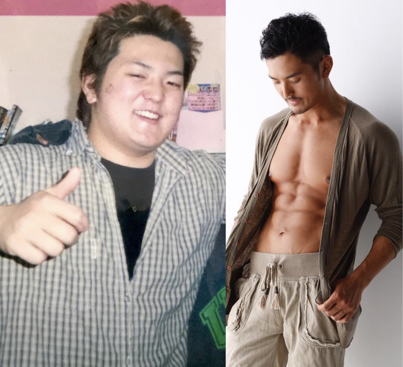 青木泰蔵のダイエットビフォーアフター