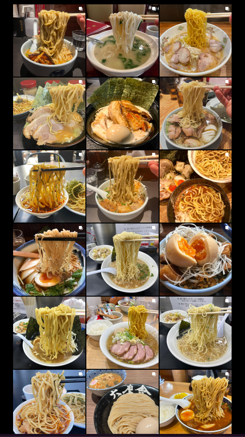 青木泰蔵がInstagramに投稿したラーメンの写真
